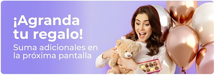 Agranda tu regalo - flores Perú